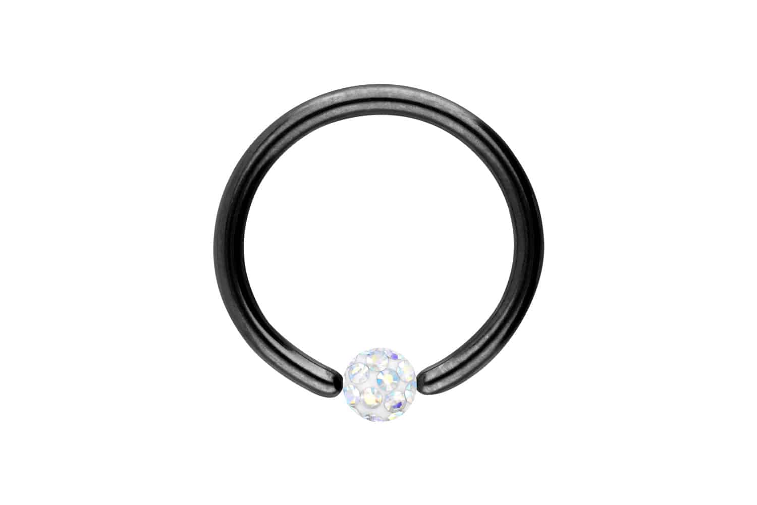 Chirurgenstahl Klemmkugelring Piercing EPOXY-KUGEL